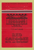 Matchbook Cover - Red Caboose Motel Strassburg PA 40 Strike