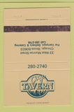 Matchbook Cover - City Tavern Chicago IL WEAR 40 Strike