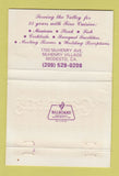 Matchbook Cover - Carmen's  Restaurant Modesto CA WEAR 40 Strike