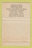 Matchbook Cover - Henry's Holiday Shores Hotel Hampton Beach NH WEAR 40 Strike