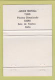Matchbook Cover - Hotel Parque San Antonio Tenerife Spain 40 Strike