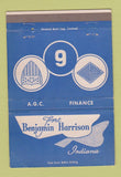 Matchbook Cover - Fort Benjamin Harrison IN 40 Strike