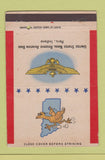 Matchbook Cover - US Naval Reserve Aviation Base Peru IN 40 Strike