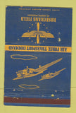 Matchbook Cover - Rosecrans Field St Joseph MO Air Force WEAR 40 Strike