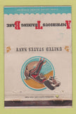 Matchbook Cover - Amphibious Training Base US Navy WEAR 40 Strike