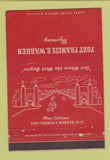 Matchbook Cover - Forst Francis Warren WY military 40 Strike