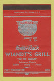 Matchbook Cover - Wiandt's Grill Port Washington OH 40 Strike
