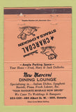 Matchbook Cover - Marconi Lounge Sault Ste Marie  ON WEAR 40 Strike