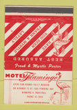 Matchbook Cover - Motel Flamingo Winnipeg MB 40 Strike