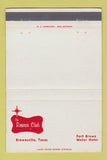 Matchbook Cover - Fort Brown Motor Hotel Brownsville TX 40 Strike