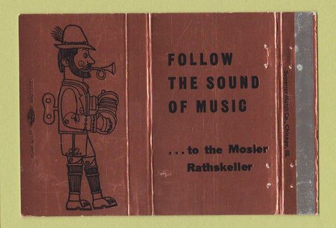 Matchbook Cover - Mosler Rathskeller 40 Strike