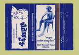 Matchbook Cover - Sidney's Restaurant Atlanta GA #2 40 Strike