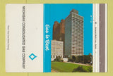 Matchbook Cover - Michigan Consolidated Gas MI #2 40 Strike