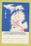 Matchbook Cover - Michigan Consolidated Gas MI #2 40 Strike