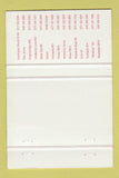 Matchbook Cover - Cafe Rouge London UK England 40 Strike