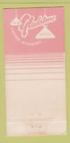 Matchbook Cover - Peacock Room New Gladstone Hotel Casper WY 30 Strike