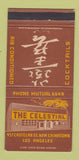 Matchbook Cover - Celestial Restaurant Los Angeles CA 30 Strike