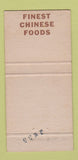 Matchbook Cover - Celestial Restaurant Los Angeles CA 30 Strike