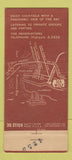 Matchbook Cover - Sea Wolf Restaurant Oakland CA 30 Stick
