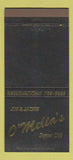 Matchbook Cover - Jim & Jackie O'Melia's Supper Club Rock Island IL 30 Strike