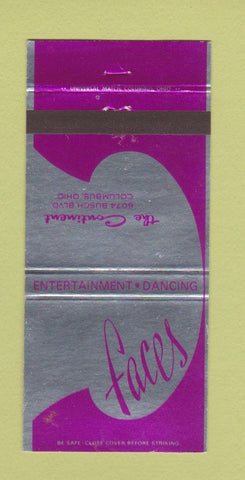 Matchbook Cover - Faces The Continent Columbus OH 30 Strike