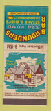 Matchbook Cover - Rounders Bar Seafood Preakness NJ 21 Strike Feature