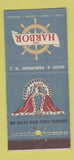Matchbook Cover - Harbor Restaurant Parsippany NJ 30 Stick