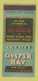 Matchbook Cover - Oyster Bay Restaurant Jersey City NJ WEAR 21 Strike Feature