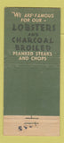 Matchbook Cover - Oyster Bay Restaurant Jersey City NJ WEAR 21 Strike Feature