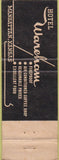 Matchbook Cover - Hotel Wareham Manhattan KS