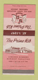 Matchbook Cover - The Prime Rib Restaurant Portland OR 30 Strike