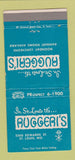 Matchbook Cover - Ruggeri's Restaurant St Louis MO 30 Strike