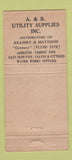 Matchbook Cover - A&B Steel Pipe Supply Miami FL 30 Strike