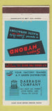 Matchbook Cover - Hybond AP Green Fire Brick Darragh Little Rock AR 30 Strike