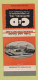 Matchbook Cover - C&D Batteries Conshohocken PA 30 Strike