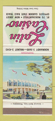 Matchbook Cover - Latin Casino Merchantville NJ 30 Strike