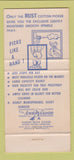 Matchbook Cover - Damon Douglas Builders Newark NJ 30 Strike