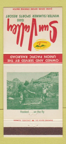 Matchbook Cover - Sun VAlley ID Resort Union Pacific Railroad 30 Strike