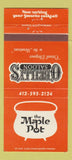 Matchbook Cover - O'Reilly's Saloon Maple Pot Jones Mills PA 30 Strike