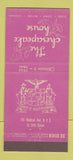 Matchbook Cover - Chesapeake House New York City 30 Stick