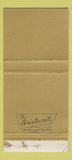 Matchbook Cover - Conrad Hilton Hotel Chicago IL Boulevard Room 30 Strike