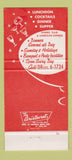 Matchbook Cover - Mario's Restaurant Millburn NJ 30 Strike