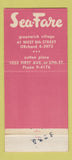 Matchbook Cover - Sea Fare Seafood New York City 30 Stick