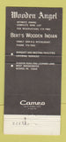 Matchbook Cover - Wooden Angel Indian Beaver PA 30 Strike