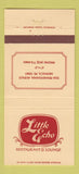 Matchbook Cover - Little Echo Restaurant Monaca PA 30 Strike