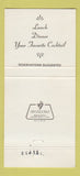 Matchbook Cover - Little Echo Restaurant Monaca PA 30 Strike