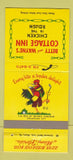 Matchbook Cover - Betty and Wayne Cottage Inn Miami FL  30 Strike