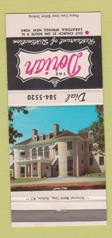 Matchbook Cover - Dorian Restaurant Saratoga Springs NY 30 Strike