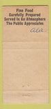 Matchbook Cover - Mills Restaurant Woodlawn AL Birmingham 30 Strike