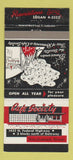 Matchbook Cover - Cafe Society Fort Lauderdale FL 30 Strike